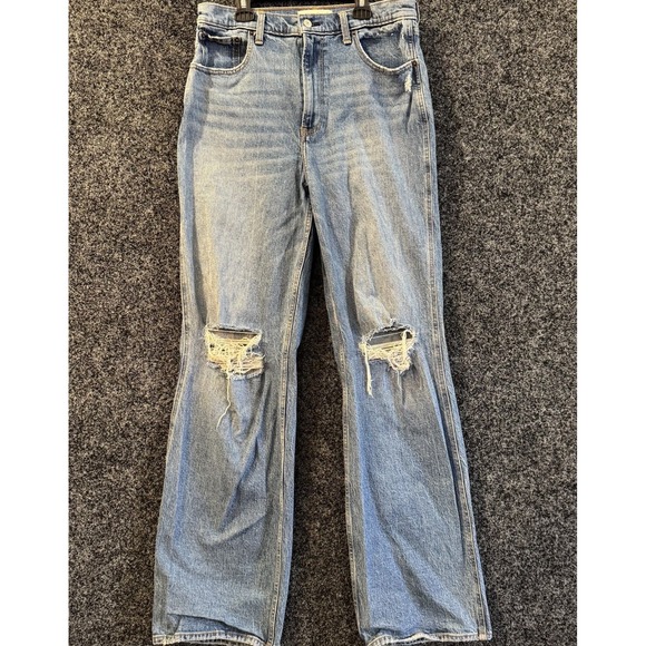 Abercrombie & Fitch Denim - Abercrombie & Fitch Women's the 90s Straight Ultra High Rise Jeans Size 31 12